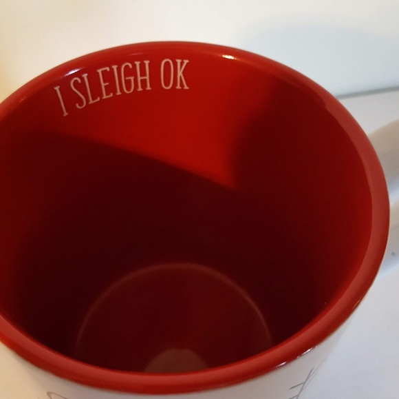 I Sleigh OK Reindeer Christmas Coffee Tea Mug - Picture 4 of 5